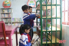 “Làm mới” thư viện trường giúp học sinh Hà Tĩnh thêm yêu sách