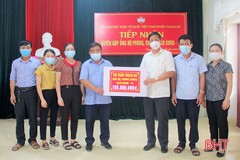 Thị trấn Thạch Hà ủng hộ hơn 200 triệu đồng cho công tác phòng chống dịch