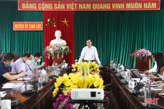 Bồi thường, GPMB tuyến đường cao tốc Bắc - Nam là nhiệm vụ chính trị đặc biệt quan trọng của Can Lộc