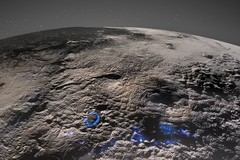 Phát hiện cánh đồng núi lửa băng trên sao Diêm Vương