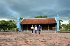 Thăm khu di tích nhà thờ Đình nguyên Tiến sỹ Phan Đình Phùng tại làng Đông Thái