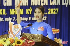 Chị Nguyễn Thị Thủy tái cử Bí thư Huyện đoàn Can Lộc