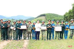 Diễn tập khu vực phòng thủ huyện Hương Sơn hoàn thành xuất sắc các nội dung đề ra
