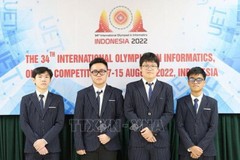 Cả 4 thí sinh Việt Nam dự thi Olympic Tin học quốc tế đều giành huy chương