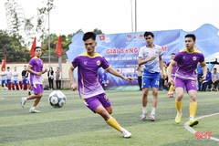 12 đội tham gia Giải Bóng đá nam thị xã Hồng Lĩnh