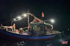 Bộ đội Biên phòng Hà Tĩnh bắt giữ 4 tàu giã cào khai thác hải sản trái phép
