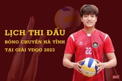 Lịch thi đấu của tuyển bóng chuyền Hà Tĩnh tại vòng 2 giải VĐQG