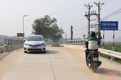 Cầu Bà Nậm ở Hương Sơn đã được thay mới