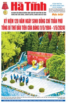 Báo in Hà Tĩnh số đặc biệt kỷ niệm 120 năm ngày sinh Tổng Bí thư Trần Phú 