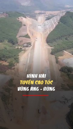 Hình hài cao tốc tuyến Vũng Áng - Bùng