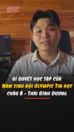 Bí quyết học tập của Nam sinh đội Olympic Tin học châu Á - Thái Bình Dương 