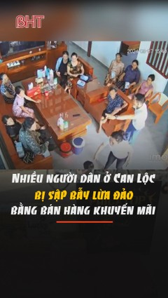 Nhiều người dân ở Can Lộc bị sập bẫy lừa đảo bằng bán hàng khuyến mãi 