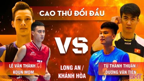 Bóng chuyền VĐQG: Sanest Khánh Hòa vs Long An
