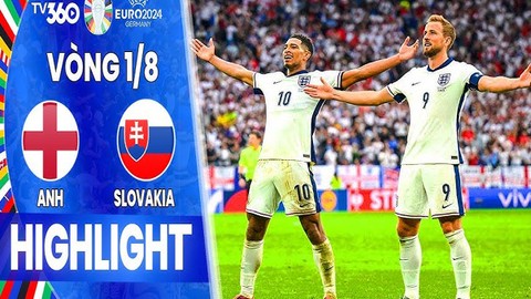 Highlights Anh – Slovakia: Ngược dòng nhờ siêu phẩm phút 90+5