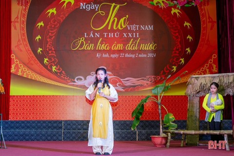 Hà Tĩnh tổ chức Ngày thơ Việt Nam lần thứ 22