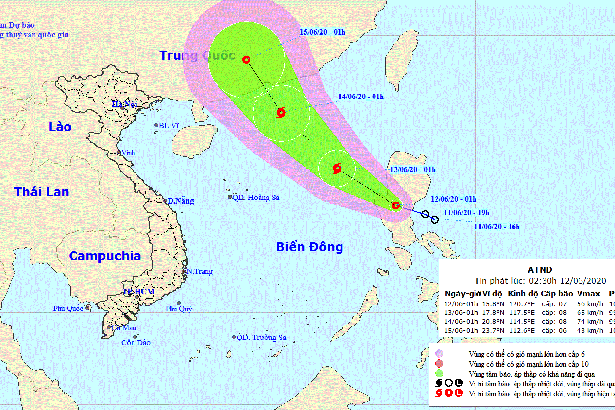 Thông tin mới nhất về cơn bão đang hình thành trên biển Đông