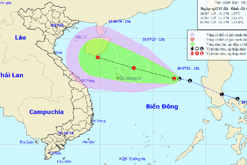 Áp thấp trên biển Đông gây mưa diện rộng tại Hà Tĩnh