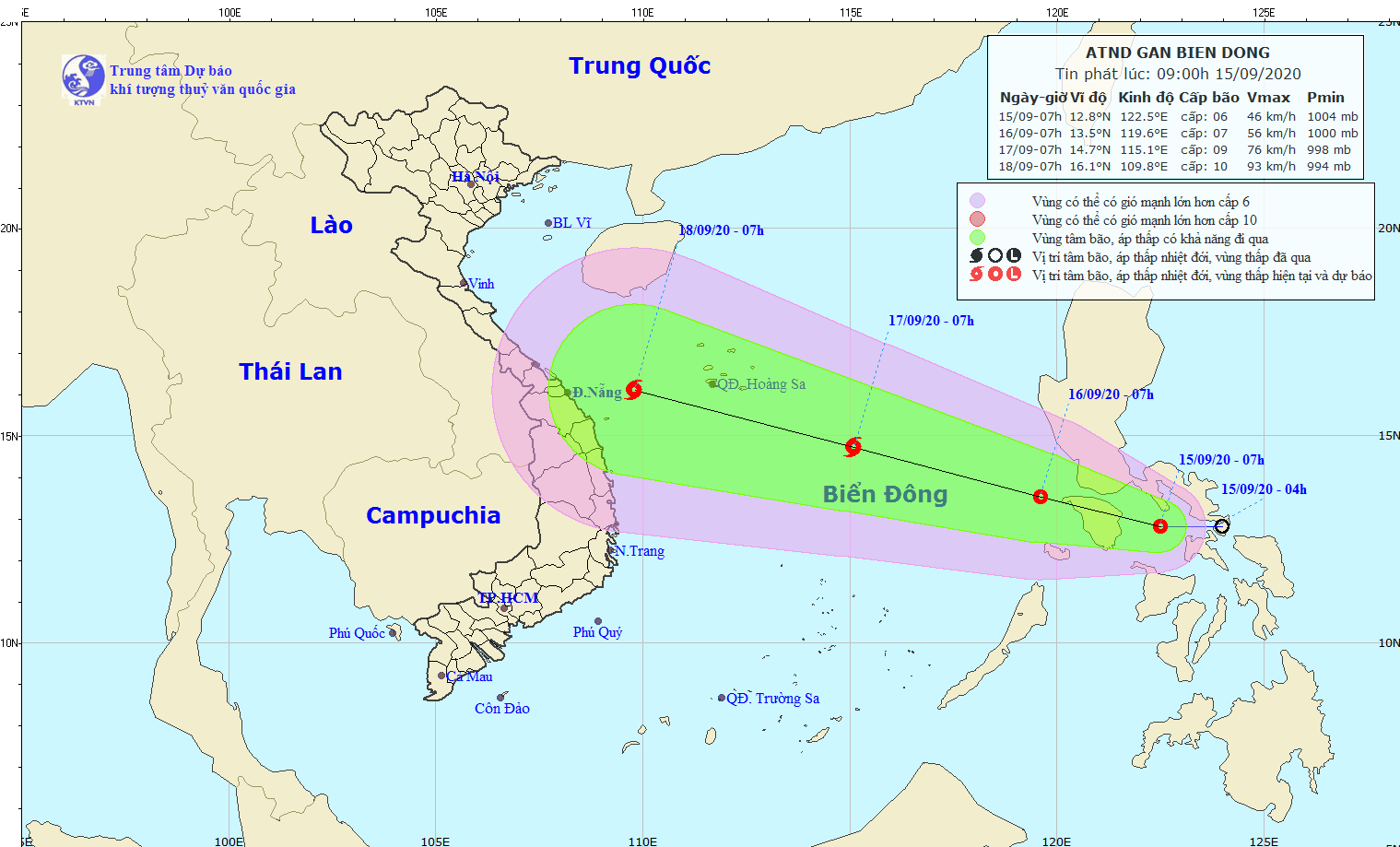 Chủ động ứng phó với áp thấp nhiệt đới gần biển Đông có khả năng mạnh lên thành bão