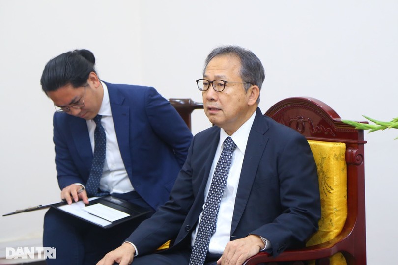Theo Đại sứ Yamada Takio, lao động Việt Nam có đóng góp rất lớn cho sự phát triển kinh tế - xã hội của Nhật Bản (Ảnh: Gia Đoàn).